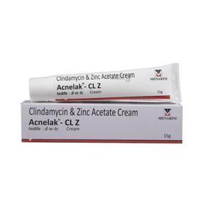 Acnelak-CLZ Cream (Clindamycin & Zinc acetate)