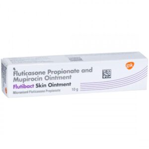 Flutibact Ointment (Fluticasone & Mupirocin)