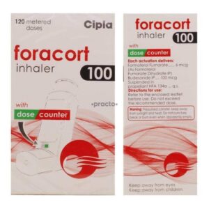 Foracort Inhaler 100 Mcg (Budesonide & Formoterol)