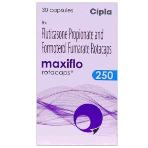 Maxiflo Rotacaps 250 Mcg (Fluticasone & Formoterol)