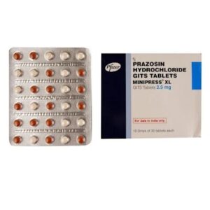 Minipress XL 2.5 Mg (Prazosin)